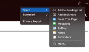 macOS: How to Automate the Share Menu via AppleScript